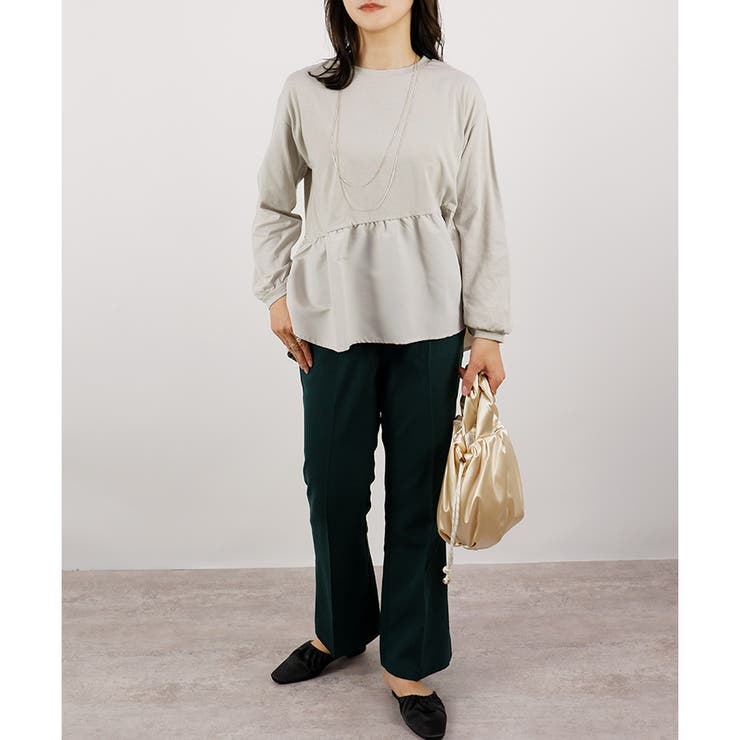 美品 アルページュストーリー カットドッキング ペプラム