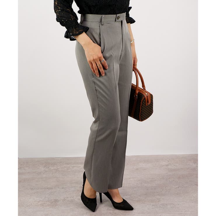 グレー | 【2025SS新作】センタープレスパンツ | CLOTHY