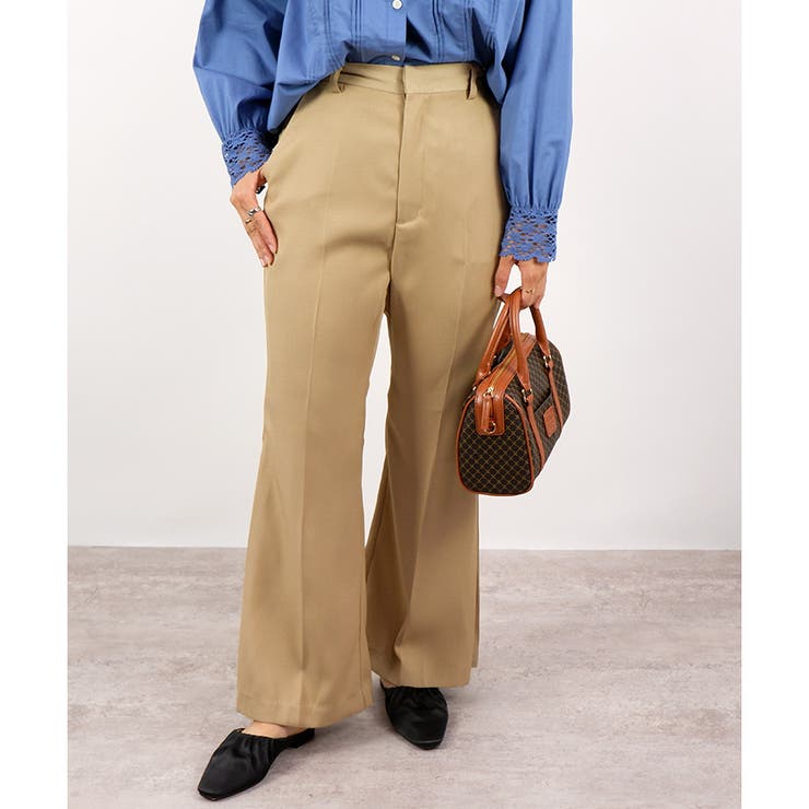 【2025SS新作】サイドスリットフレアパンツ | CLOTHY | 詳細画像12 