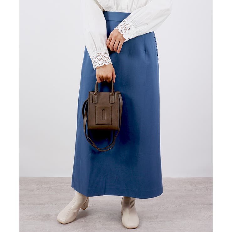 【アウトレット】サイドボタントラペーズスカート | CLOTHY | 詳細画像15 