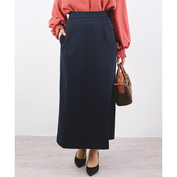 【アウトレット】サイドボタントラペーズスカート | CLOTHY | 詳細画像20 