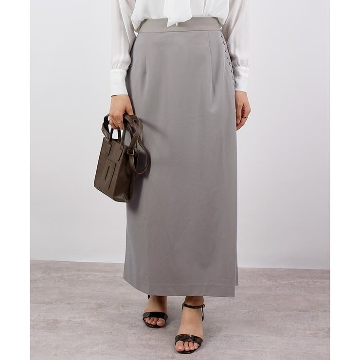 【アウトレット】サイドボタントラペーズスカート | CLOTHY | 詳細画像26 