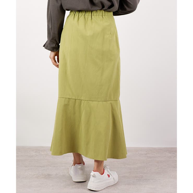 2025SS新作】スエード調マーメイドスカート[品番：LOSW0008960