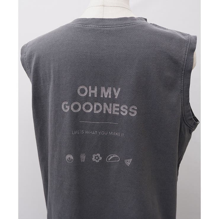 【2026SS新作】バックプリントノースリトップス | CLOTHY | 詳細画像18 