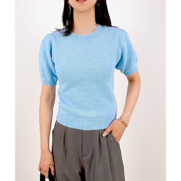 【2026SS新作】ウール混モヘアニットトップス | CLOTHY | 詳細画像7 