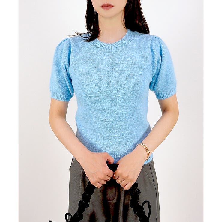 【2026SS新作】ウール混モヘアニットトップス | CLOTHY | 詳細画像8 