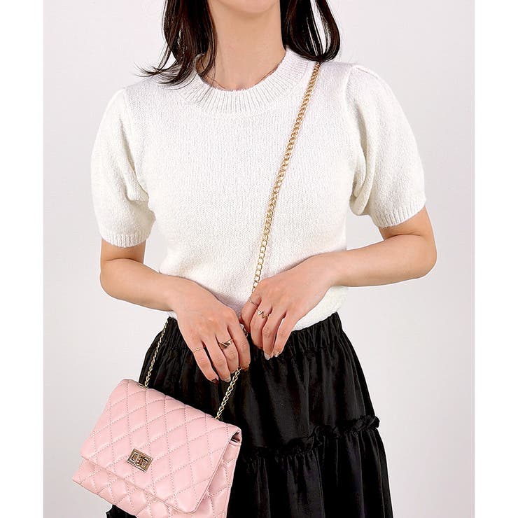 アイボリー | 【2026SS新作】ウール混モヘアニットトップス | CLOTHY