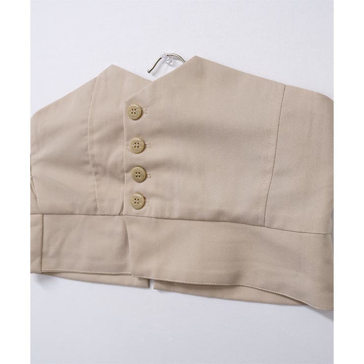 【2026SS新作】2WAYビスチェベルト付きワイドパンツ | CLOTHY | 詳細画像24 