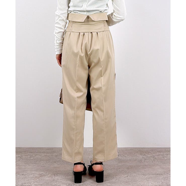 【2026SS新作】2WAYビスチェベルト付きワイドパンツ | CLOTHY | 詳細画像5 