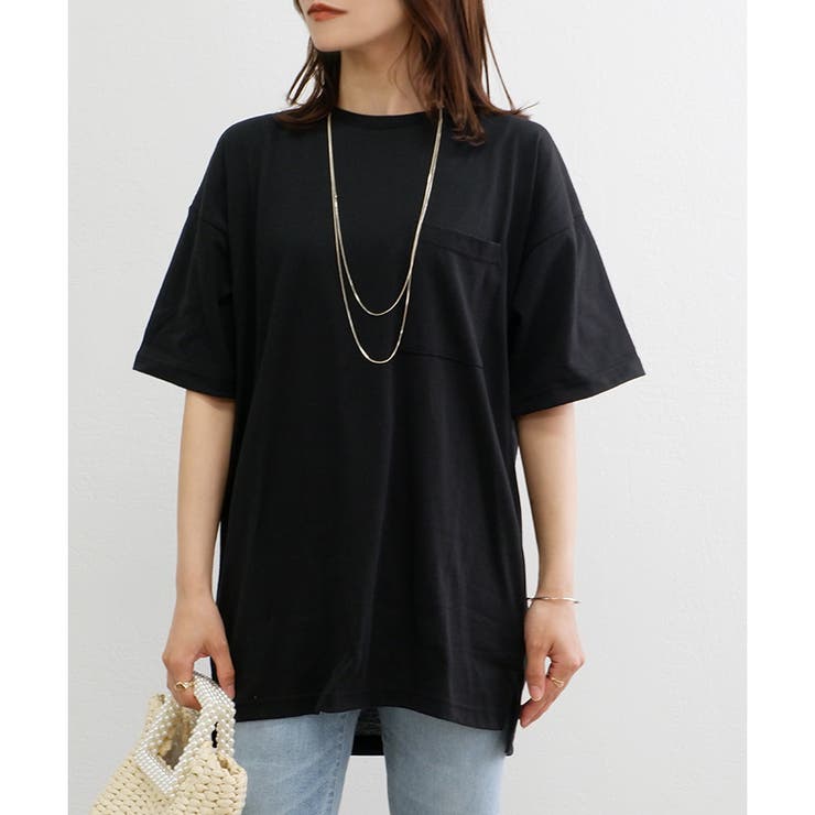 【TC天竺】男女兼用ポケ付ビッグTシャツ オーバーサイズ 半袖 ユニセックス | CLOTHY | 詳細画像15 