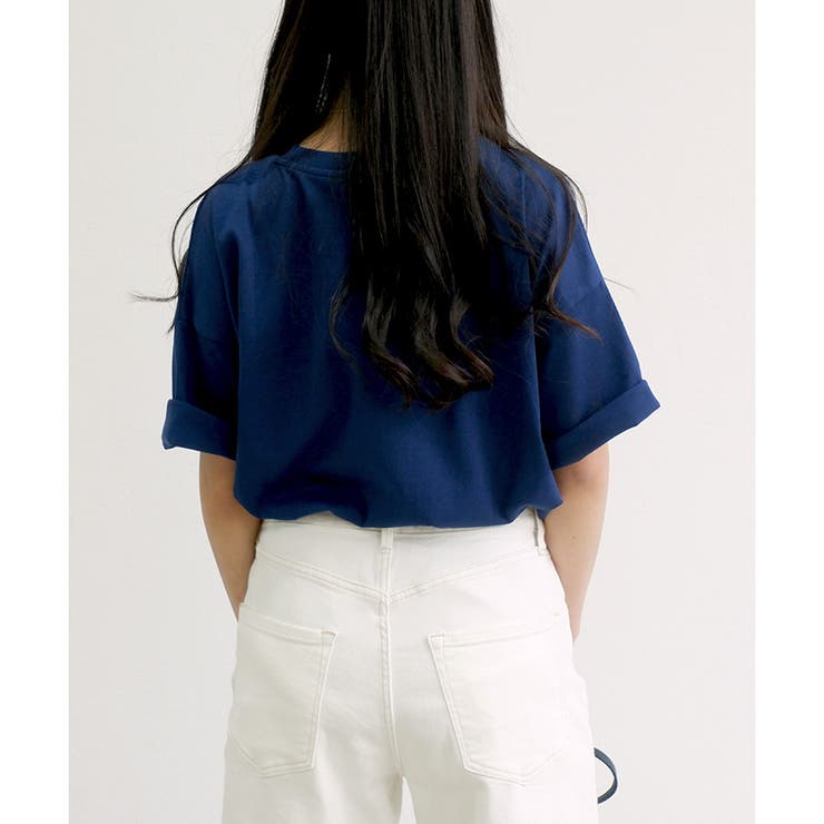 【TC天竺】男女兼用ポケ付ビッグTシャツ オーバーサイズ 半袖 ユニセックス | CLOTHY | 詳細画像22 