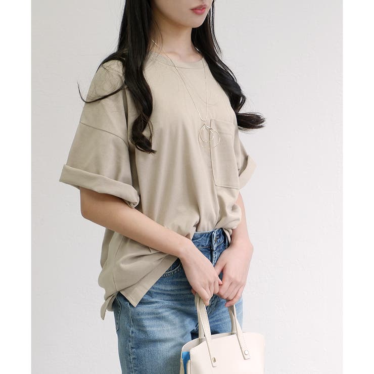 【TC天竺】男女兼用ポケ付ビッグTシャツ オーバーサイズ 半袖 ユニセックス | CLOTHY | 詳細画像29 