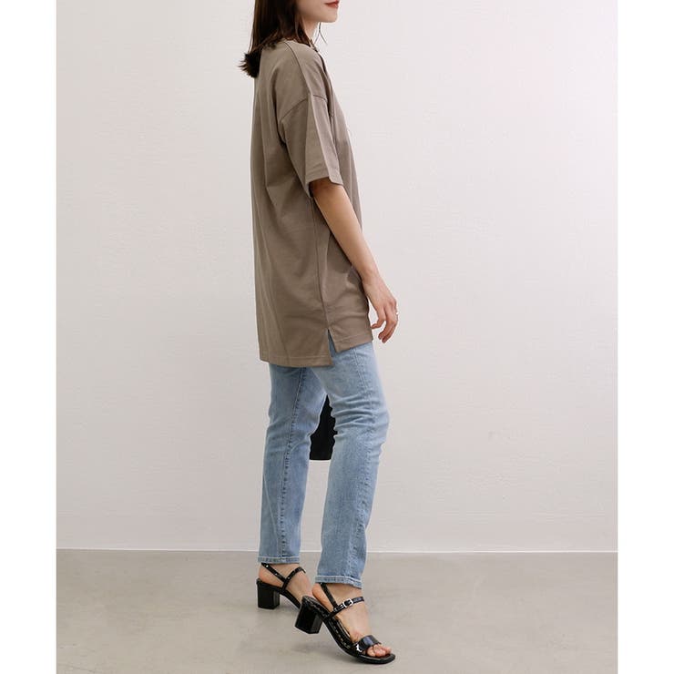 専用　新品タグ付　BIOTOP 上質コットン半袖Tシャツ S ユニセックス オーガニックコットンTシャツ 半袖スクープ / ナチュラル