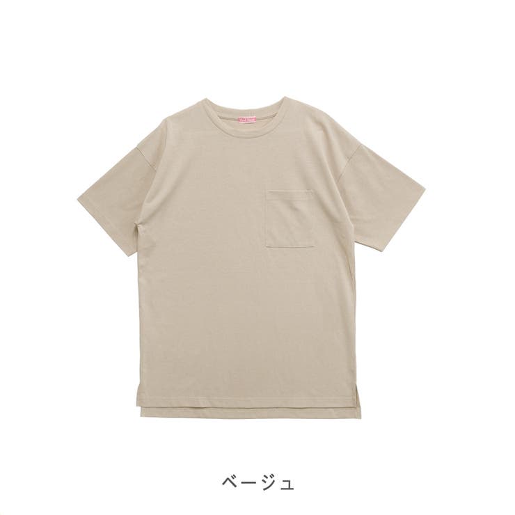 【TC天竺】男女兼用ポケ付ビッグTシャツ オーバーサイズ 半袖 ユニセックス | CLOTHY | 詳細画像5 