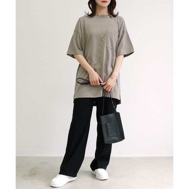 【TC天竺】男女兼用ポケ付ビッグTシャツ オーバーサイズ 半袖 ユニセックス | CLOTHY | 詳細画像56 