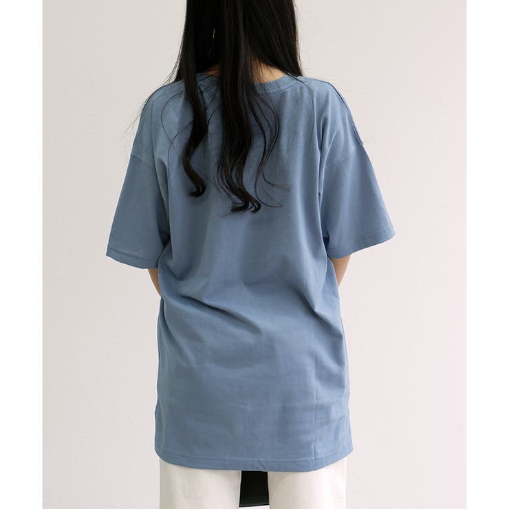 TC天竺】男女兼用ポケ付ビッグTシャツ オーバーサイズ 半袖 ユニ