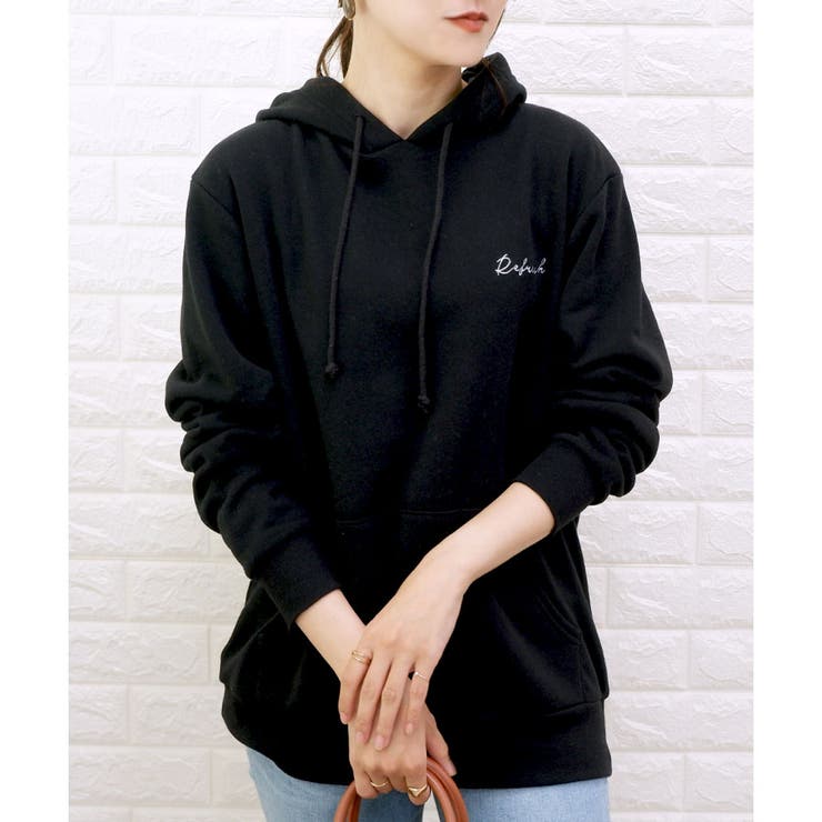 福袋セール TCスウェット】男女兼用シンプル刺繍パーカー[品番：LOSW0008827 Lサイズ