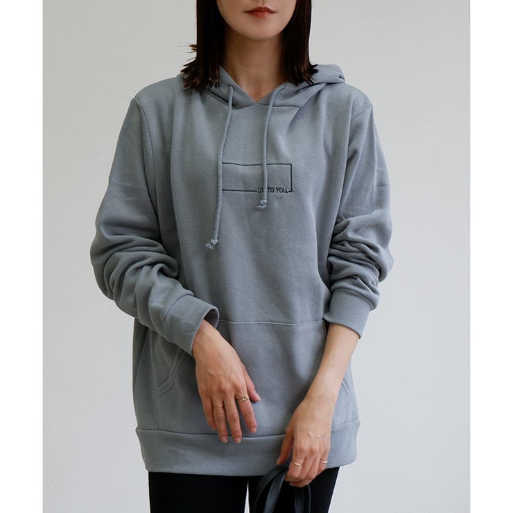 TCスウェット】男女兼用シンプル刺繍パーカー [品番：LOSW0008827]｜CLOTHY（クロシィ）のレディースファッション通販｜SHOPLIST（ショップリスト）