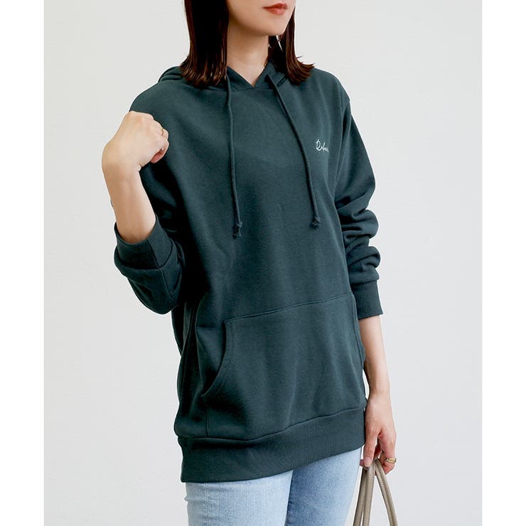 TCスウェット】男女兼用シンプル刺繍パーカー [品番：LOSW0008827]｜CLOTHY（クロシィ）のレディースファッション通販｜SHOPLIST（ショップリスト）