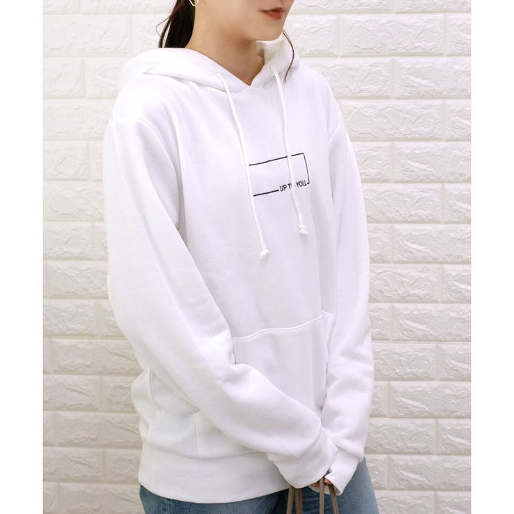 大切な TCスウェット】男女兼用シンプル刺繍パーカー[品番：LOSW0008827 トップス