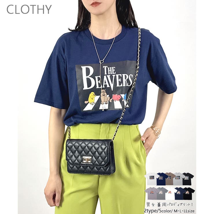 【2025SS新作】男女兼用☆パロディプリントTシャツ（アニマル） | CLOTHY | 詳細画像1 