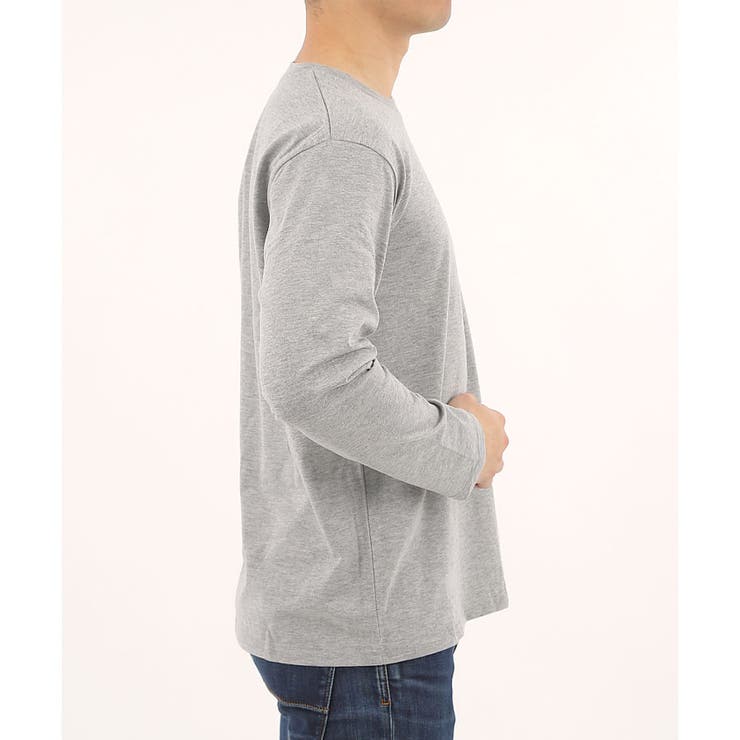 【2026SS新作】メンズ綿混無地ロンＴ | CLOTHY | 詳細画像10 