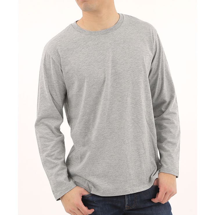 【2026SS新作】メンズ綿混無地ロンＴ | CLOTHY | 詳細画像11 