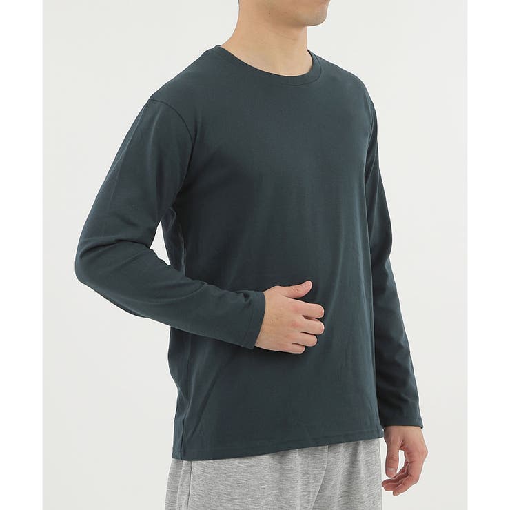 【2026SS新作】メンズ綿混無地ロンＴ | CLOTHY | 詳細画像12 