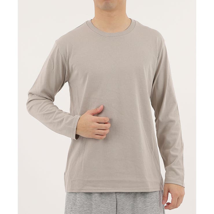 【2026SS新作】メンズ綿混無地ロンＴ | CLOTHY | 詳細画像17 