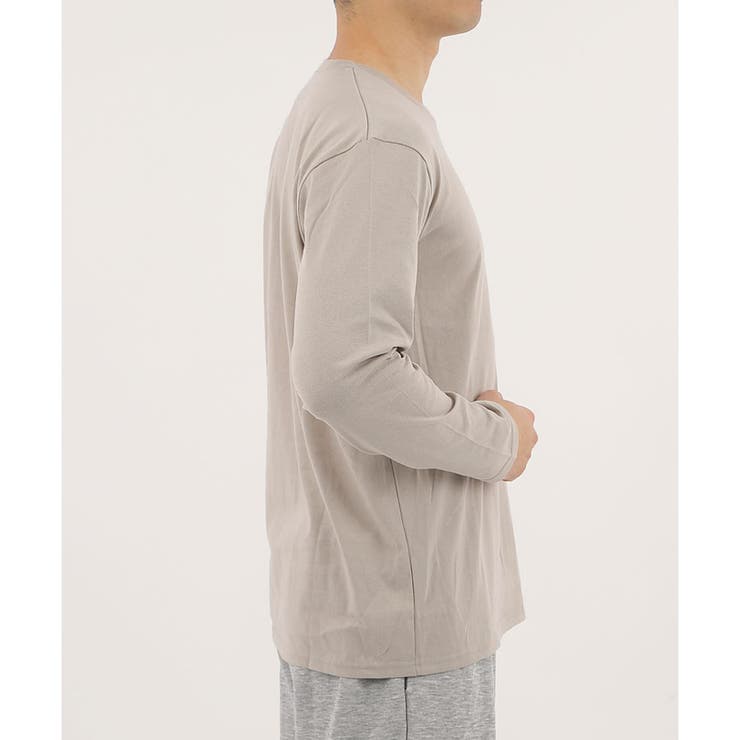【2026SS新作】メンズ綿混無地ロンＴ | CLOTHY | 詳細画像20 