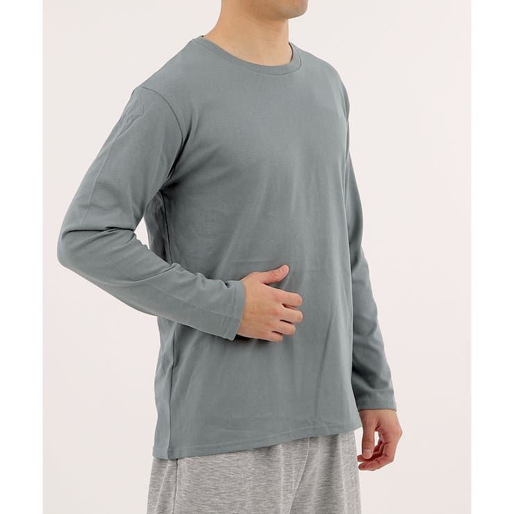 【2026SS新作】メンズ綿混無地ロンＴ | CLOTHY | 詳細画像28 