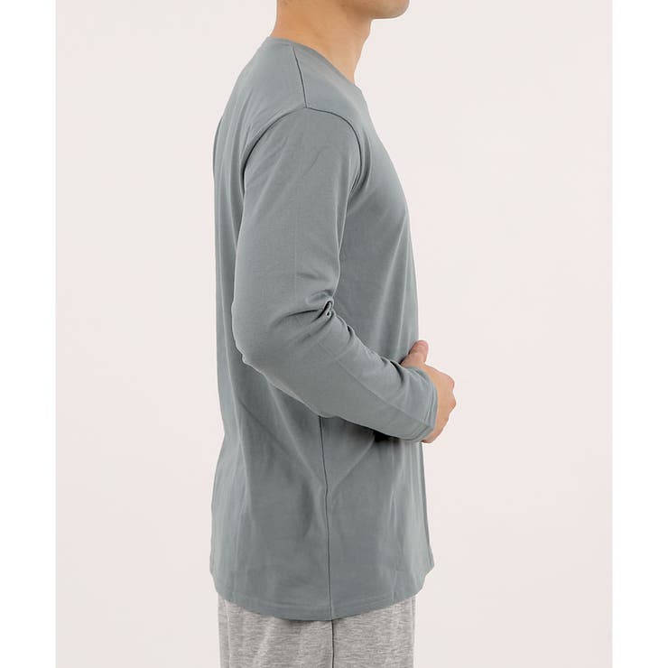 【2026SS新作】メンズ綿混無地ロンＴ | CLOTHY | 詳細画像30 