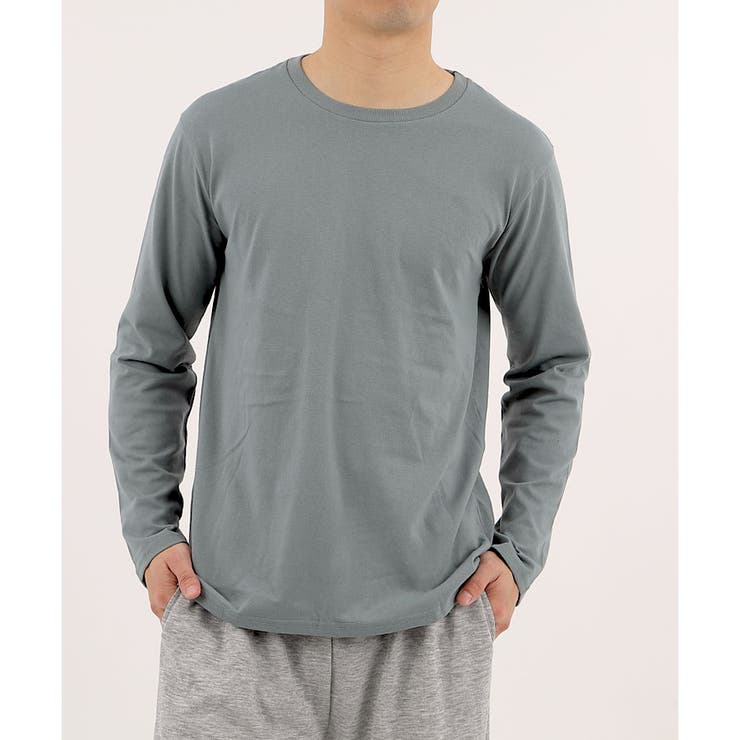 【2026SS新作】メンズ綿混無地ロンＴ | CLOTHY | 詳細画像31 