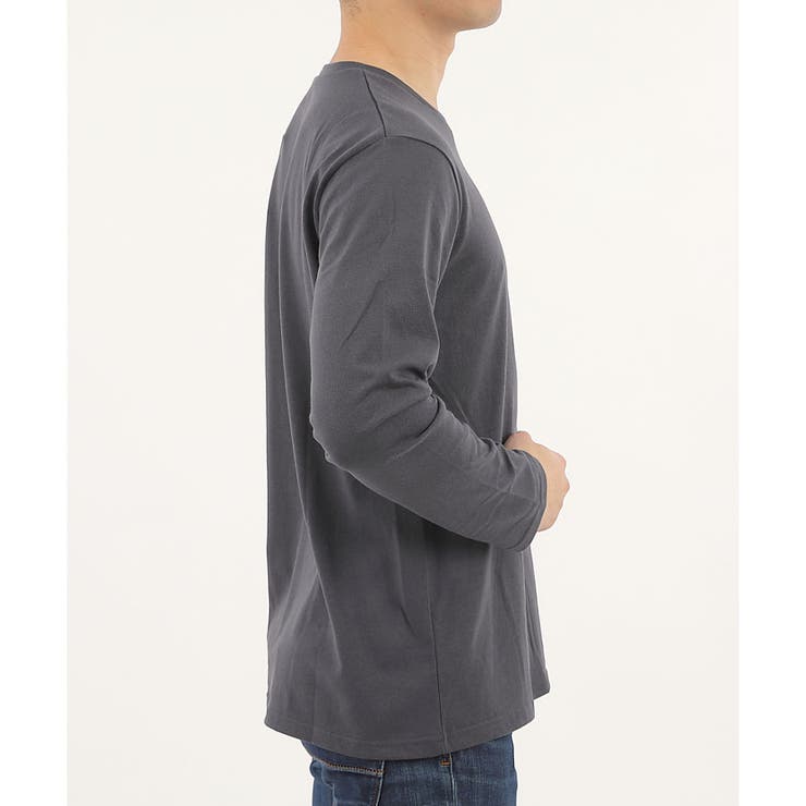 【2026SS新作】メンズ綿混無地ロンＴ | CLOTHY | 詳細画像44 