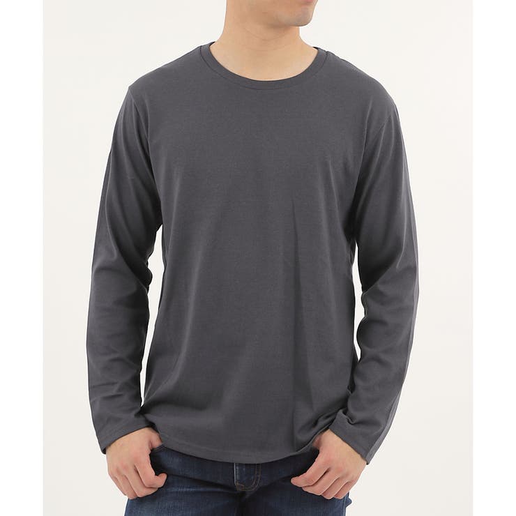 【2026SS新作】メンズ綿混無地ロンＴ | CLOTHY | 詳細画像46 