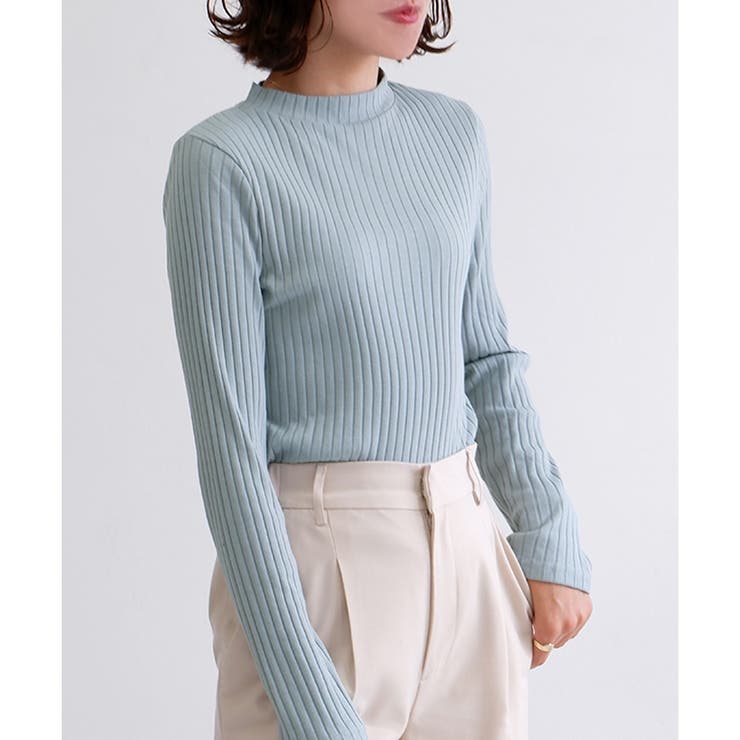 【ワイドリブ】プチハイネックロンT | CLOTHY | 詳細画像18 