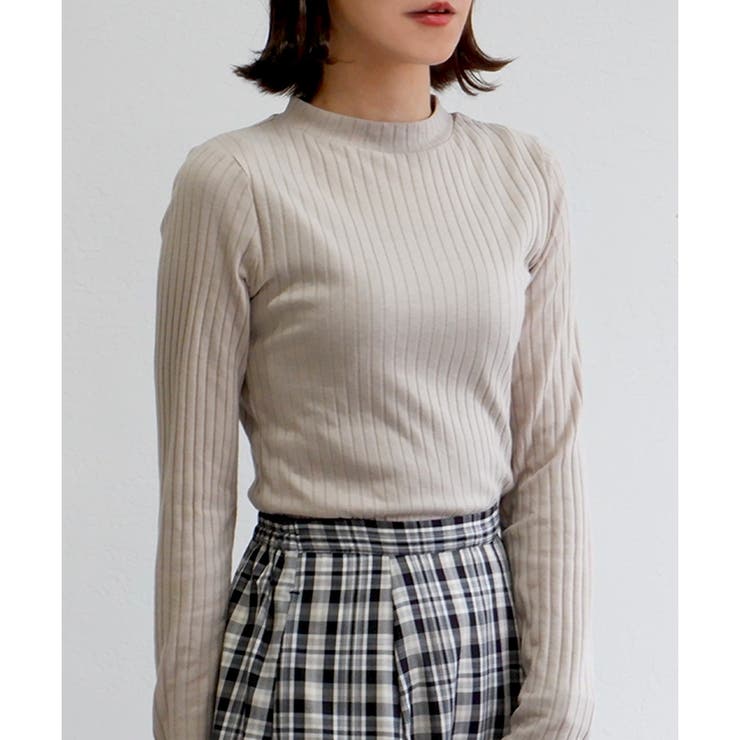 【ワイドリブ】プチハイネックロンT | CLOTHY | 詳細画像8 