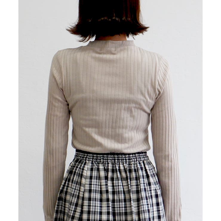 【ワイドリブ】プチハイネックロンT | CLOTHY | 詳細画像9 