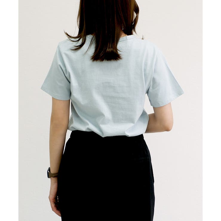 コットン100％】シルケット加工無地Tシャツ[品番：LOSW0008881