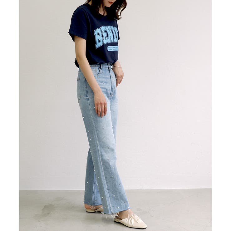 【コットン100％】シルケット加工カレッジロゴTシャツ | CLOTHY | 詳細画像36 