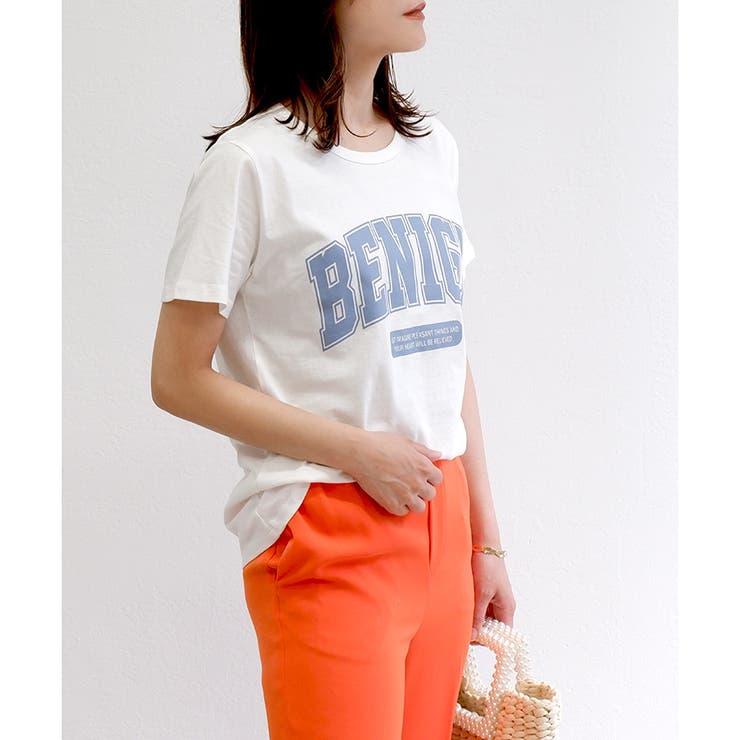 【コットン100％】シルケット加工カレッジロゴTシャツ | CLOTHY | 詳細画像38 