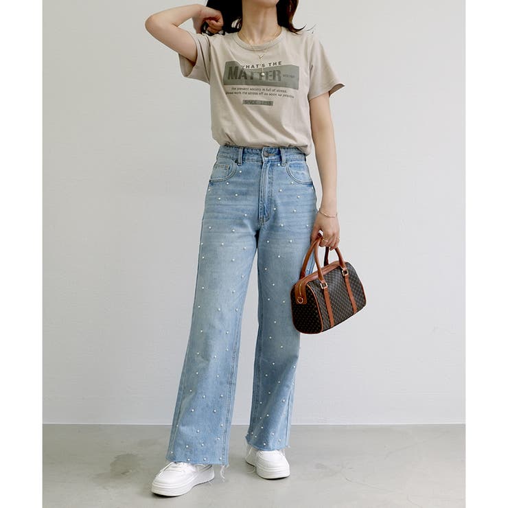 【コットン100％】シルケット加工カレッジロゴTシャツ | CLOTHY | 詳細画像56 