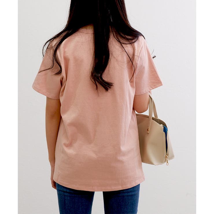 【コットン100％】シルケット加工カレッジロゴTシャツ | CLOTHY | 詳細画像59 