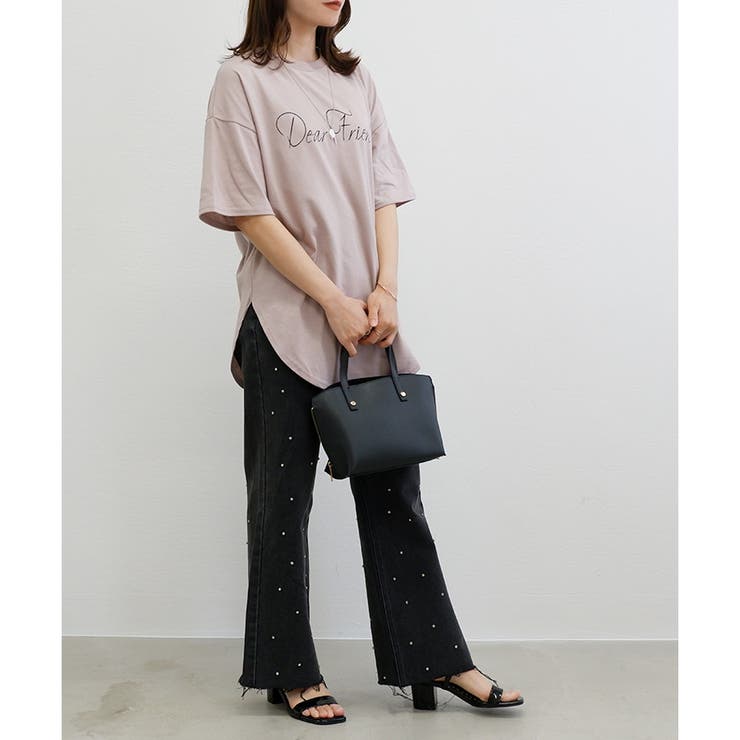 【  Jeans】カジュアルスタイル/ロゴTシャツ カジュアルロゴTシャツ｜WOMEN｜250HSG90-372E｜AZUL BY MOUSSY