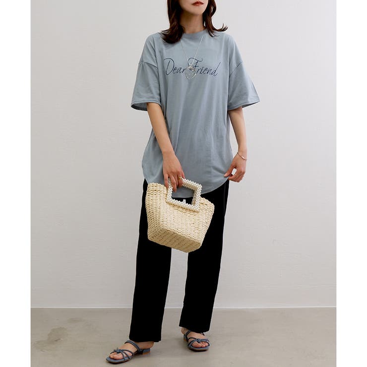 tシャツ 天竺チュールバルーンスリーブTシャツ レディース harmonie tシャツ レディース 半袖tシャツ ギャザー バルーン