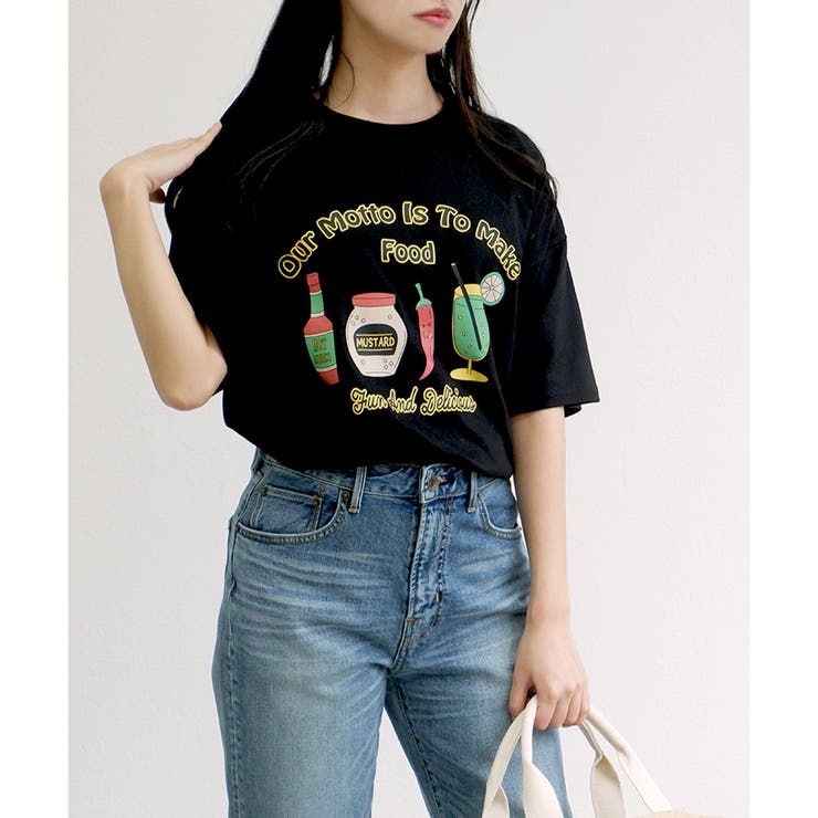 【TC天竺】アメリカンロゴ裾カーブTシャツ | CLOTHY | 詳細画像48 