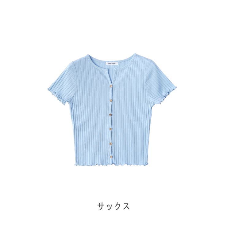 【ワイドリブ】2WAYボタンカーデ 2WAYTシャツ | CLOTHY | 詳細画像3 