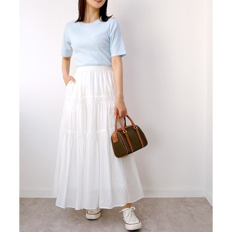 【テレコ】5分袖リブTシャツ | CLOTHY | 詳細画像40 