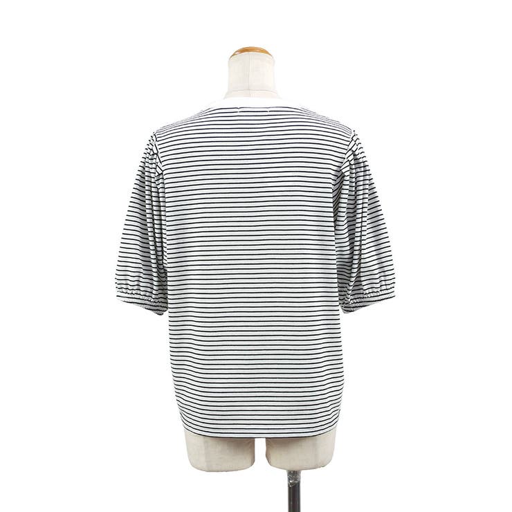 2025SS新作】ボリューム袖プチハイTシャツ[品番：LOSW0009009