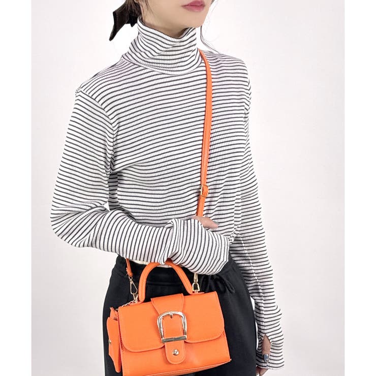 【2025AW新作】テレコ長袖サムホール付きタートルネックTシャツ | CLOTHY | 詳細画像28 